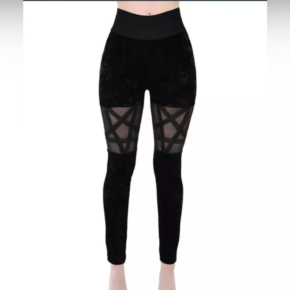 Women's Leggings KILLSTAR - HELLION - BLACK